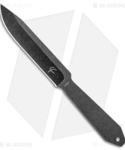 Fred Perrin Le Lancer Fixed Blade Knife (5.75" Black Stonewash)