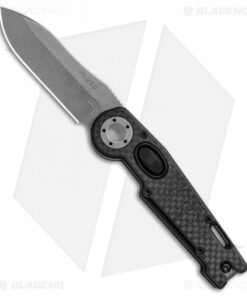 G&G Hawk MUDD Automatic Knife Carbon Fiber (3.25" Stonewash)