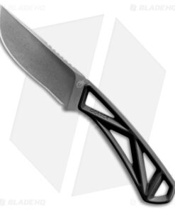 Gerber Exo-MOD Drop Point Fixed Blade Knife Black (4" Stonewash)