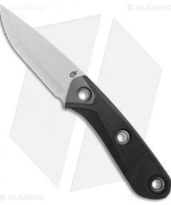 Gerber Principle Fixed Blade Knife Black Rubber (3" Stonewash 420HC) 30-001655