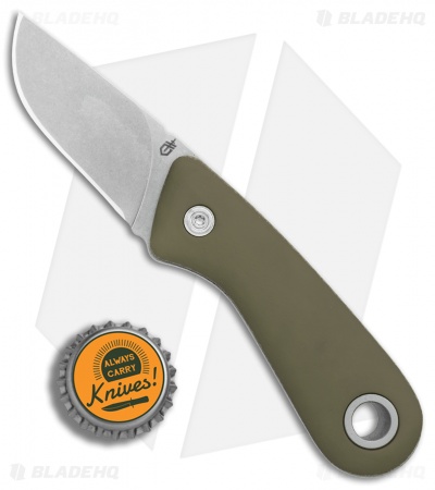 Gerber Vertebrae Fixed Blade Knife Sage Green (2.4" Stonewash) 30-001500 - Image 4