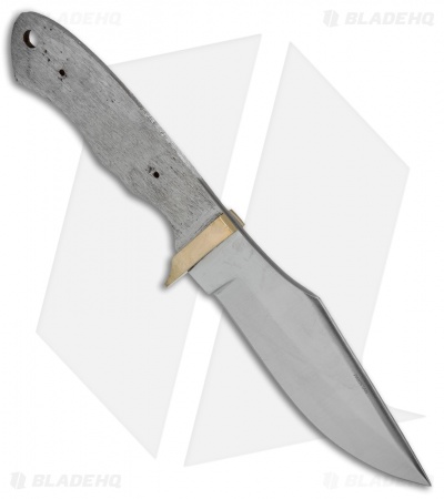 Tallen Clip Point Fixed Blade Blank (4.25" Satin) - Image 2