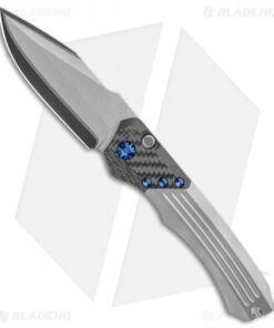 Heretic Knives Custom Wraith Automatic Vapor Blast Ti/CF (3.6" Takefu San Mai)