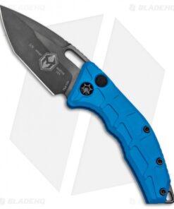 Heretic Knives Martyr Automatic Knife Blue w/ DLC Hardware (3" Black DLC)