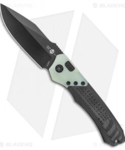 Heretic Knives Wraith Automatic DP Knife Integral CF/Jade (3.75" Black SW)