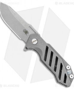 Hinderer Knives Half Track Osseus Knife Gray Ti (2.75" Working Finish)