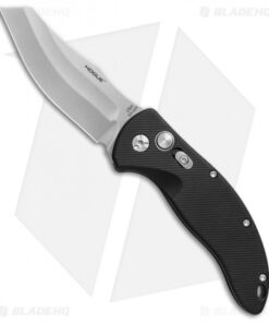 Hogue Knives EX-A04 Wharncliffe Automatic Knife Matte Black (3.5" Tumbled)