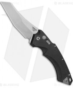Hogue Knives EX-A05 Wharncliffe Automatic Knife Black (4" Stonewash) 34500