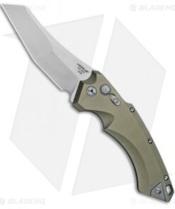Hogue Knives EX-A05 Wharncliffe Automatic Knife OD Green (4" Stonewash) 34501