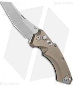 Hogue Knives EX-A05 Wharncliffe Automatic Knife FDE (3.5" Stonewash) 34524