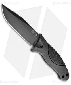 Hogue Knives EX-F02 Clip Point Fixed Blade Black (4.5" Black) 35250