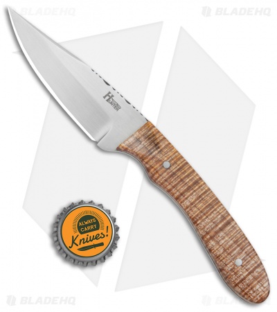 Hunter Handmade Knives Dressed Up EDC Fixed Blade Knife Blackwood (3.25" Satin) - Image 4