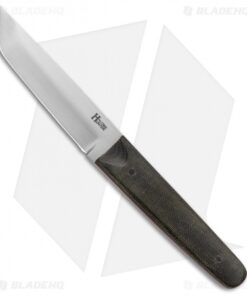 Hunter Handmade Knives Tanto Black Canvas Micarta (3.75" Satin)