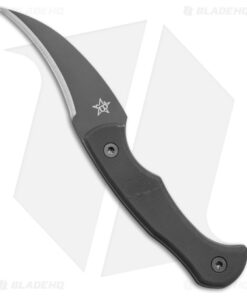JB Knife & Tool Ditch Pik Fixed Blade Knife Black G-10 (3.5" Black)