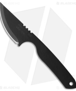 Jason Perry Blade Works The Little Neck Knife Fixed Blade Black (2.25" Black)