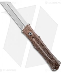 John Gray Custom Prototype Gravitron OTF Gravity Knife Copper Vein (3.75" Satin)