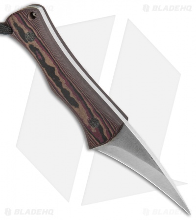 John Gray Knives Custom Spur Fighting Fixed Blade Knife (2.5" Stonewash) - Image 2