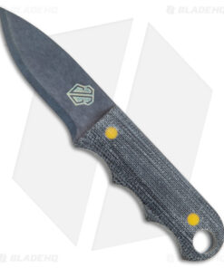 John Gray Custom Three Finger Fixed Blade Knife TeroTuf (3.1" Graytanium)