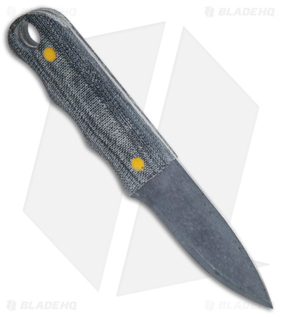 John Gray Custom Three Finger Fixed Blade Knife TeroTuf (3.1" Graytanium) - Image 2