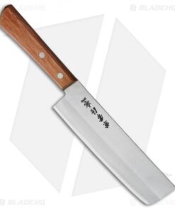 Alternative view of Kanetsune Usubagata Kitchen Knife Plywood (6.5" San Mai) KC351