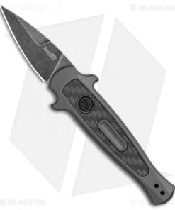 Kershaw Launch 12CA Stiletto Automatic Knife Gray (1.9" Black Stonewash)