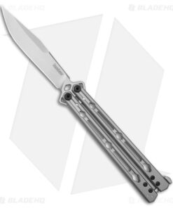 Kershaw Lucha Balisong Butterfly Knife Stainless Steel (4.5" Stonewash) 5150