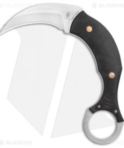 Kizer Tiger Claw Karambit Fixed Blade Knife Black G-10 (1.4" SW) 1041