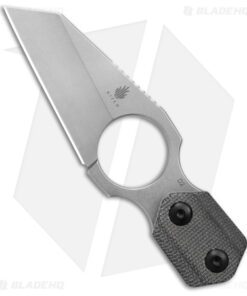 Kizer Variable Wharncliffe Fixed Blade Knife Black Micarta (3.43" Satin) 1052A1