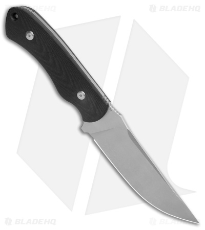 Kubey Sicario Fixed Blade Knife Black G-10 (5.2" Satin) - Image 2