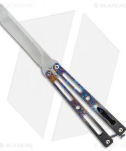 VMX Vallotton/Maverick Balisong Butterfly Knife "Ignition" Ti (4.25" Satin)