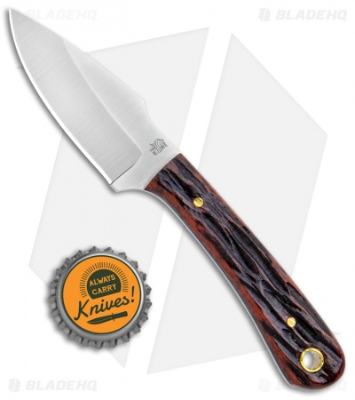 LT Wright Knives Great Plainsman Knife Stag LE (2.75" Satin) - Image 4