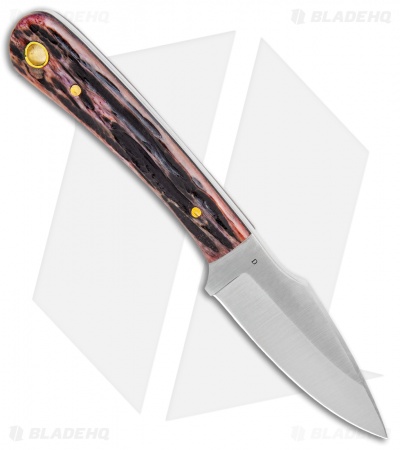 LT Wright Knives Great Plainsman Knife Stag LE (2.75" Satin) - Image 2