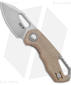 MKM Exclusive Isonzo Clip Point Liner Lock Knife Natural Micarta (2.25" SW)