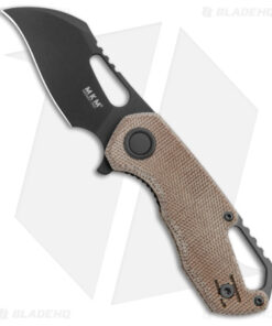 MKM Exclusive Isonzo Hawkbill Liner Lock Knife Natural Micarta (2.25" Black)