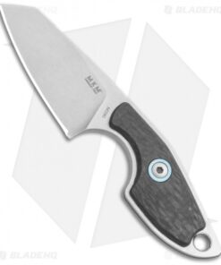 MKM Voxnaes Mikro 2 Fixed Blade Knife Carbon Fiber (2" SW Sheepsfoot) MR02-CF