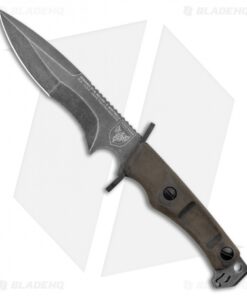 Mac Coltellerie Sanmarco Military Fixed Blade Knife OD Green (5.7" Serr SW)