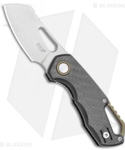 MKM Voxnaes Isonzo Sheepsfoot Liner Lock Knife Carbon Fiber (2.25" Stonewash)