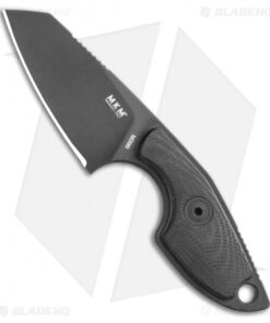 MKM Voxnaes Mikro 2 Fixed Blade Knife Black G-10 (2" Black)