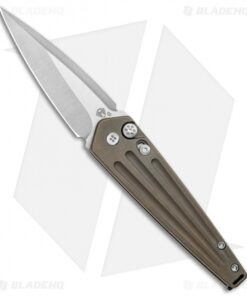 Medford Nosferatu Automatic Knife Bronze Titanium (3.5" Satin)
