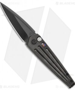 Medford Nosferatu Automatic Knife Black Titanium (3.5" Black PVD)