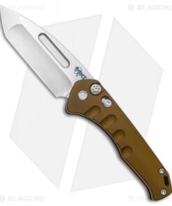 Medford Praetorian Swift Automatic Knife Yellow (3.3" Tumbled Tanto)