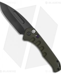 Medford + Blade HQ Praetorian Swift Auto Green Aluminum Drop Point (3.3" PVD)