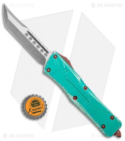 Microtech Combat Troodon Hellhound Tanto Bounty Hunter OTF Knife (Apocalyptic) - Image 4