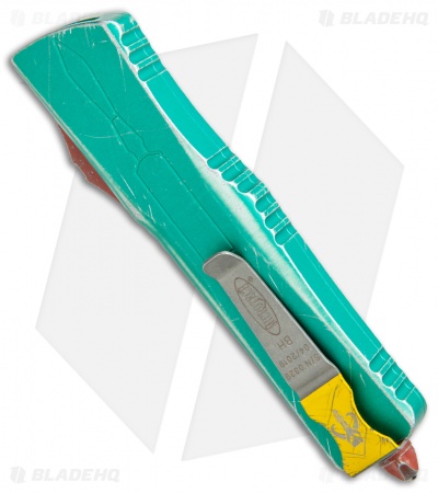 Microtech Combat Troodon Hellhound Tanto Bounty Hunter OTF Knife (Apocalyptic) - Image 3