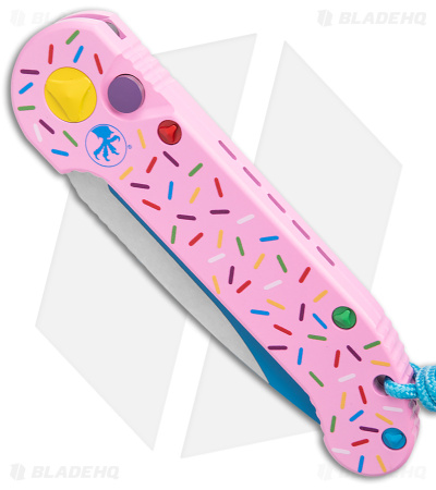 Microtech Exclusive Dessert Warrior LUDT Automatic Knife (3.4" Blue) - Image 2