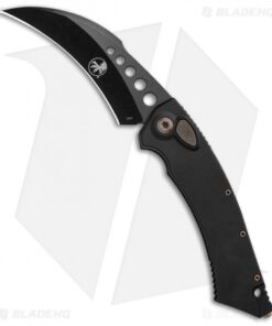 Microtech Signature Series Hawk Automatic Knife Black DLC (4" Black)