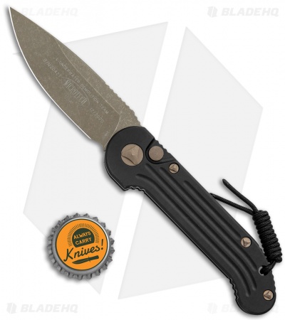 Microtech LUDT Automatic Knife Black (3.4" Bronze Apocalyptic) 135-13AP - Image 4