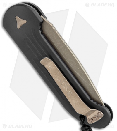 Microtech LUDT Automatic Knife Black (3.4" Bronze Apocalyptic) 135-13AP - Image 3