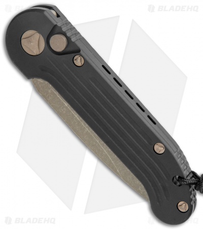 Microtech LUDT Automatic Knife Black (3.4" Bronze Apocalyptic) 135-13AP - Image 2