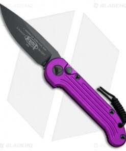 Microtech LUDT Automatic Knife Violet (3.4" Black) 135-1VI